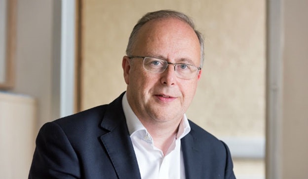Portrait of Professor Tim Orchard, chief executive of Imperial College Healthcare NHS Trust.